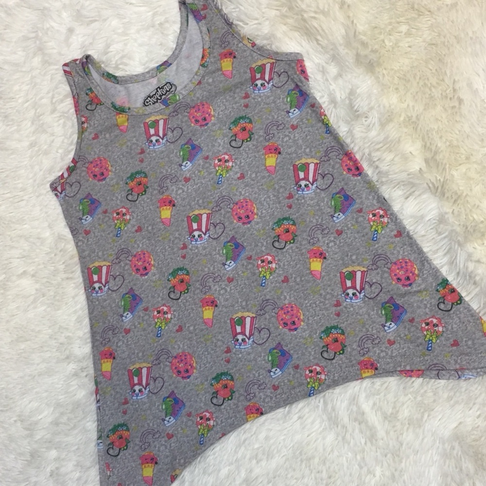 Shopkins tank top for girls. Size L(10/12)🌹